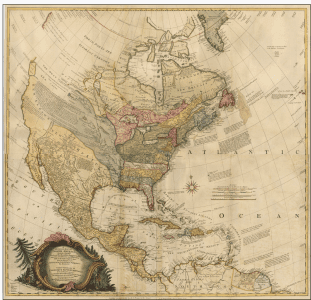 A General Map of North America; John Rocque/Mary Ann Rocque