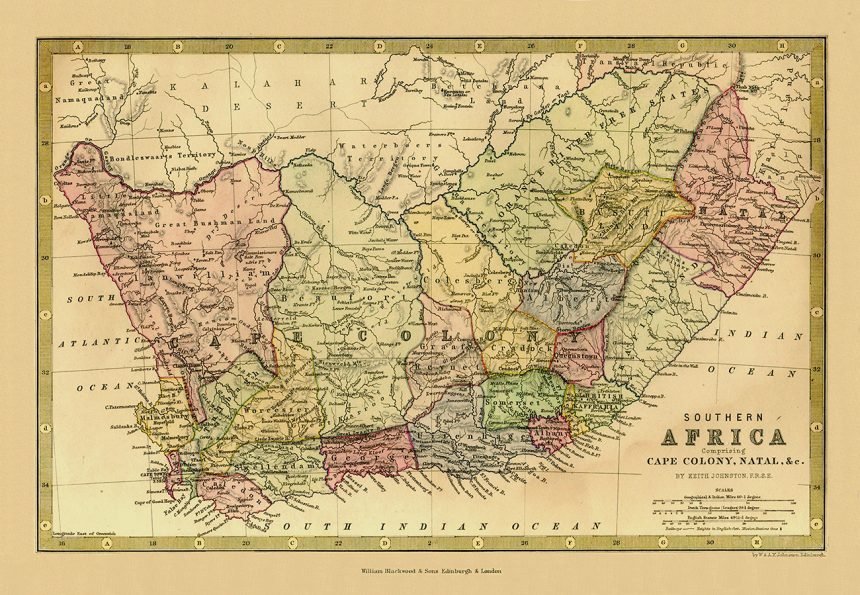 South Africa 1880 – Old Maps Library